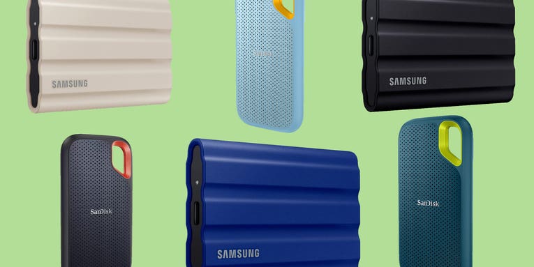 Save up to 40 percent on SanDisk and Samsung portable SSDs