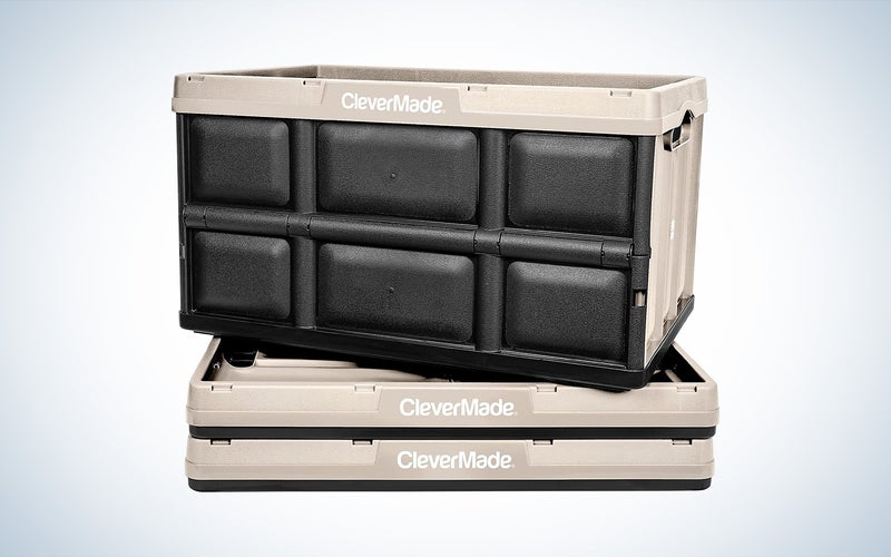 CleverMade 62L Collapsible Storage Bins