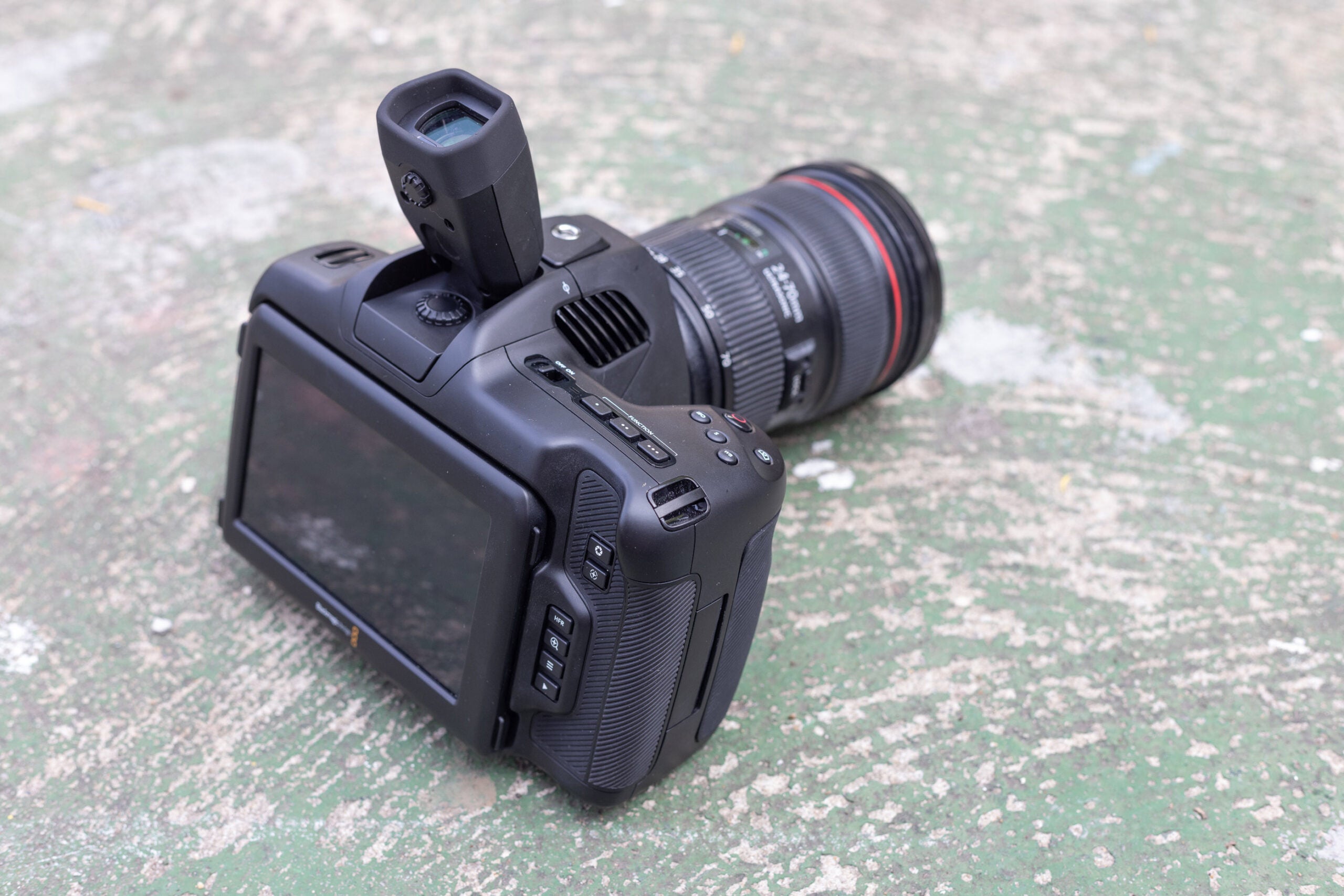 Blackmagic Design Pocket Cinema Camera 6K G2 with optional viewfinder