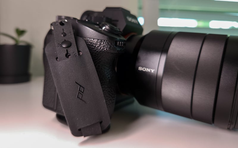 Peak Design Micro Clutch on a Sony a7 III