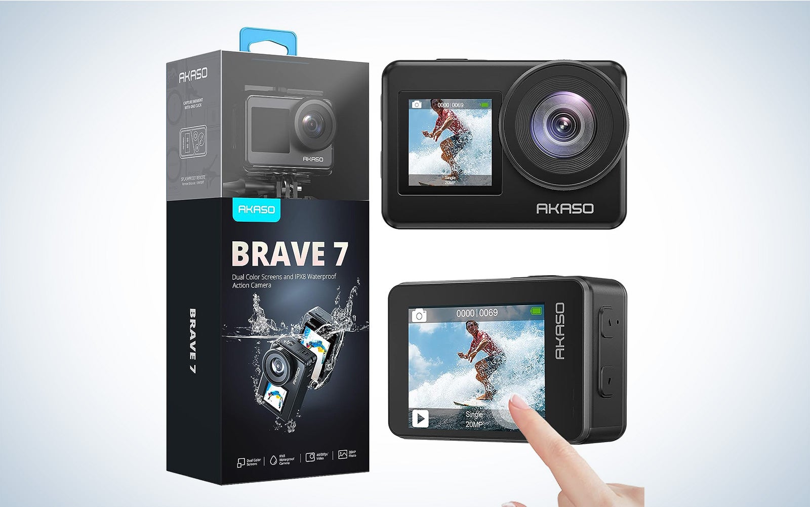 Buy AKASO Brave 7 IPX8 Waterproof Sport Action Camera