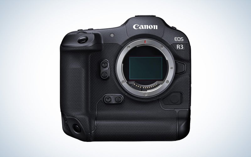 Cámara sin espejo profesional Canon EOS R3 para deportes