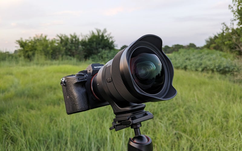 Sigma 14mm f/1.4 DG DN Art on the Sony a7 III on a tripod