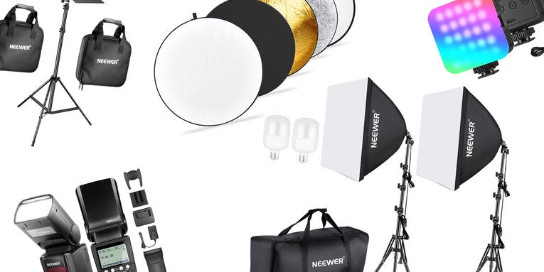 Save up to 39 percent on Neewer photo and video lighting gear at Amazon