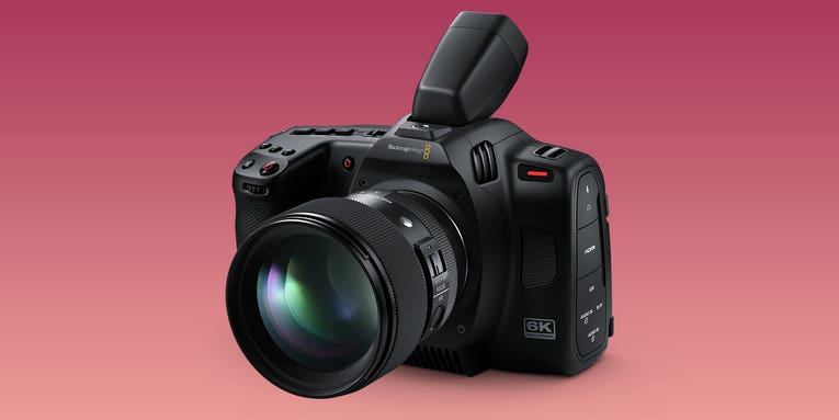 The Blackmagic Cinema Camera 6K is the company’s first full-frame camera
