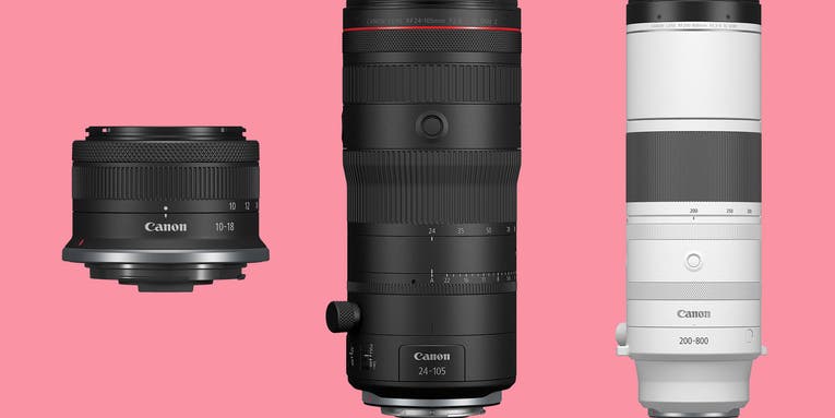 Canon adds three new lenses and a Power Zoom accessory to its RF lineup